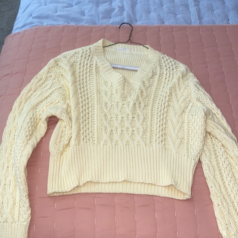Yellow sweater